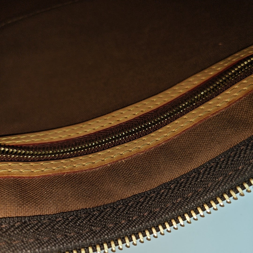 SPEEDY 30 Monogram Coated Canvas Brown