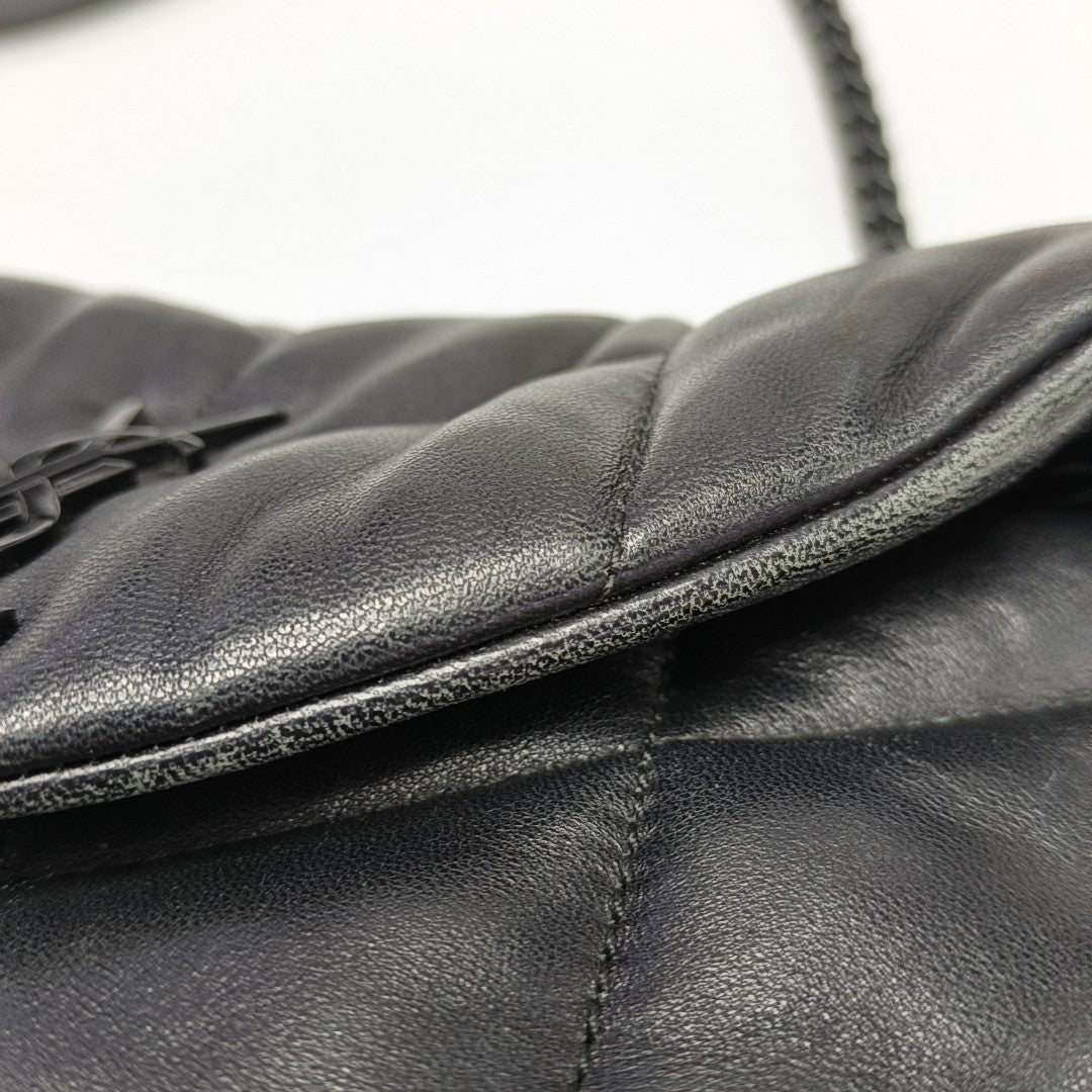 PUFFER Mini Quilted Lambskin Black