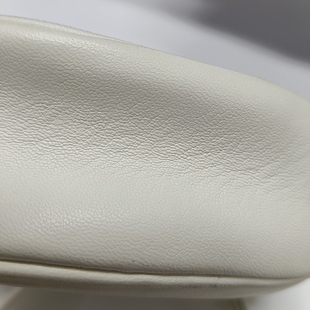 Lambskin Crossbody Bag White