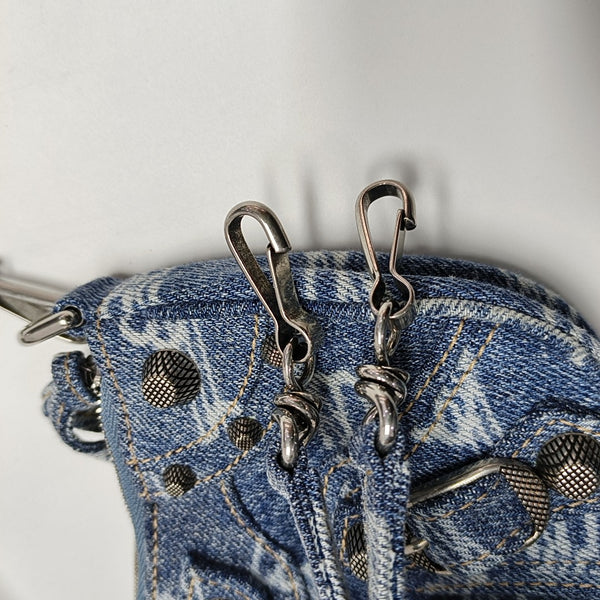 Le Cagole Mini Denim Blue