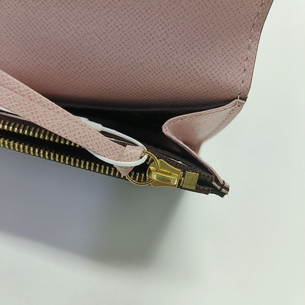 EMILIE Monogram Coated Canvas Brown Wallet