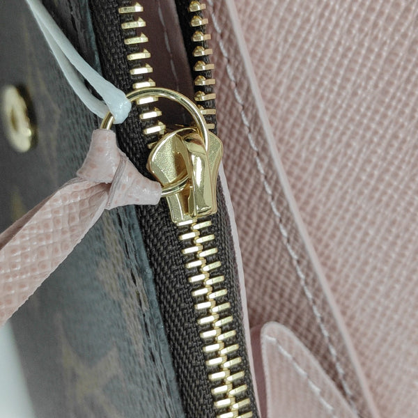 ROSALIE Monogram Coated Canvas Brown Card Holder