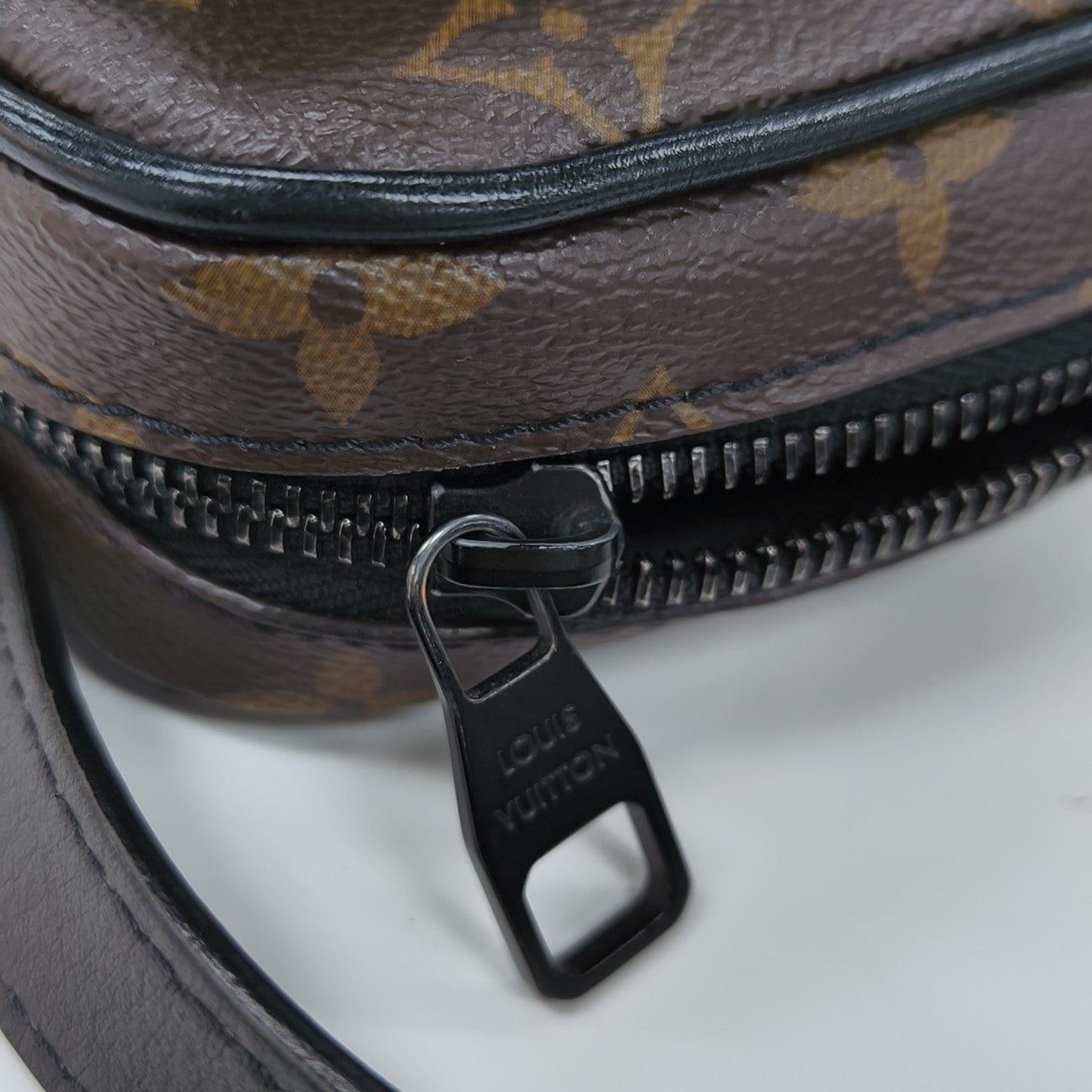 CHRISTOPHER Monogram Coated Canvas Brown