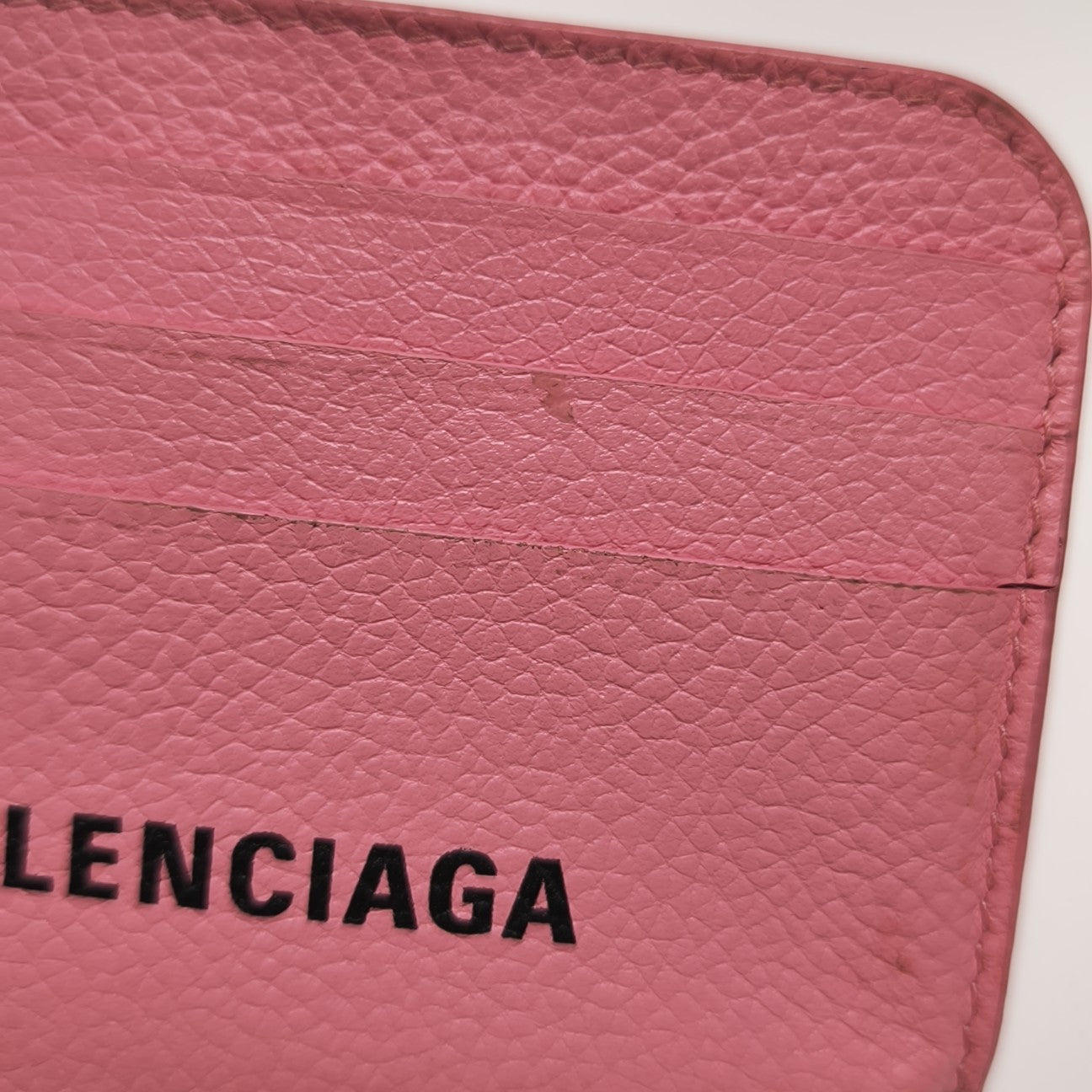 Cash Calfskin Pink Card Holder