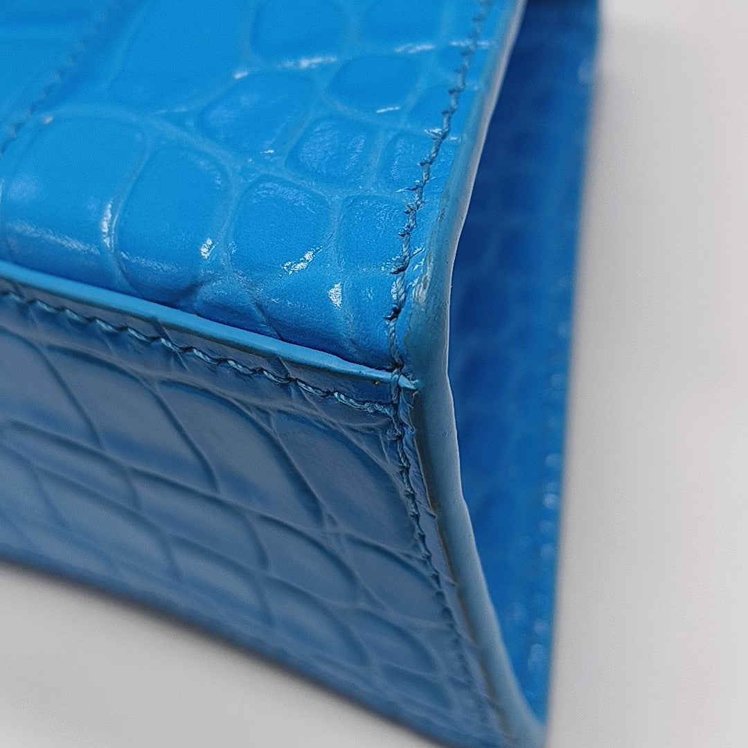 Hourglass Small Calfskin Blue