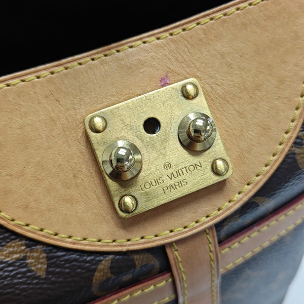 DUFFLE Monogram Coated Canvas Brown