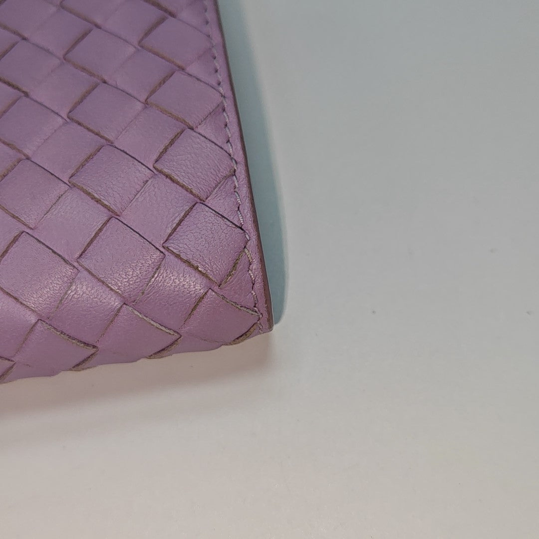 Calfskin Clutch Purple