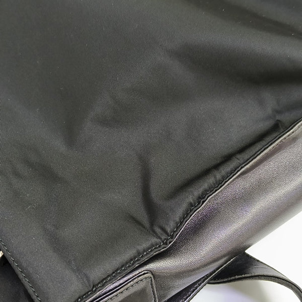 Nylon Shoulder Bag Black