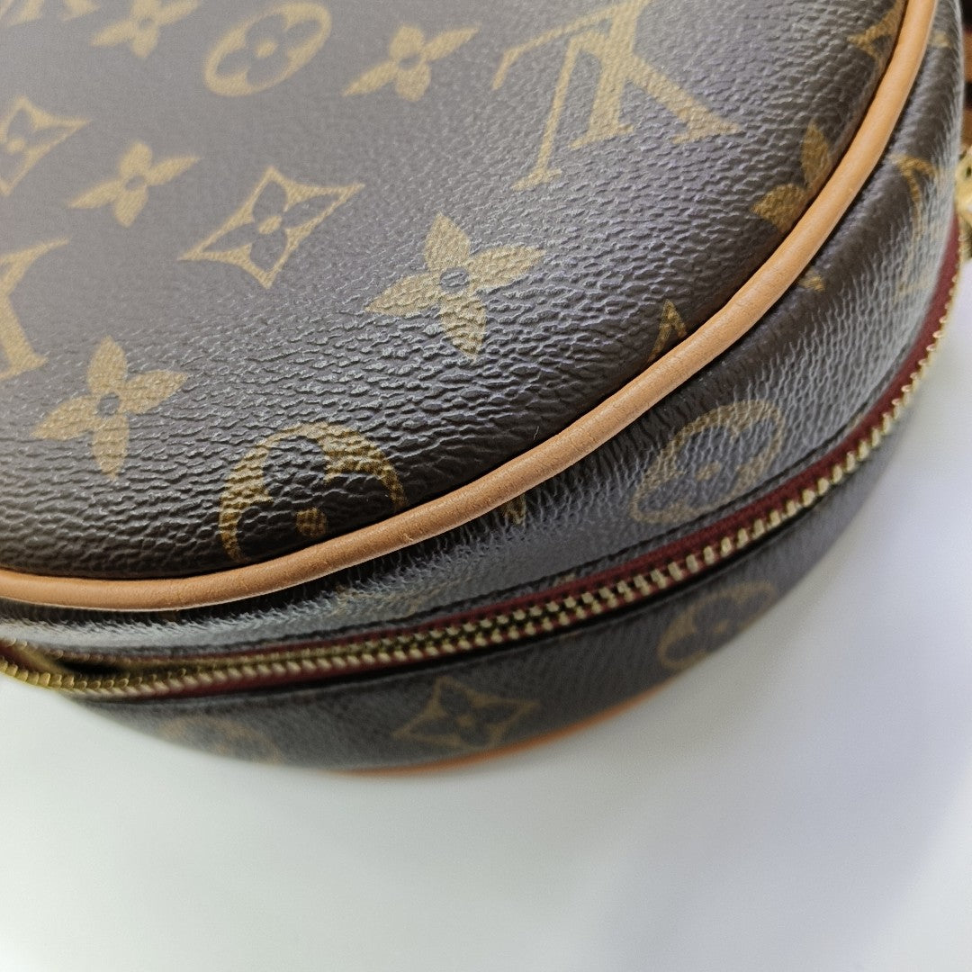 BOITE CHAPEAU PM Monogram Coated Canvas Brown