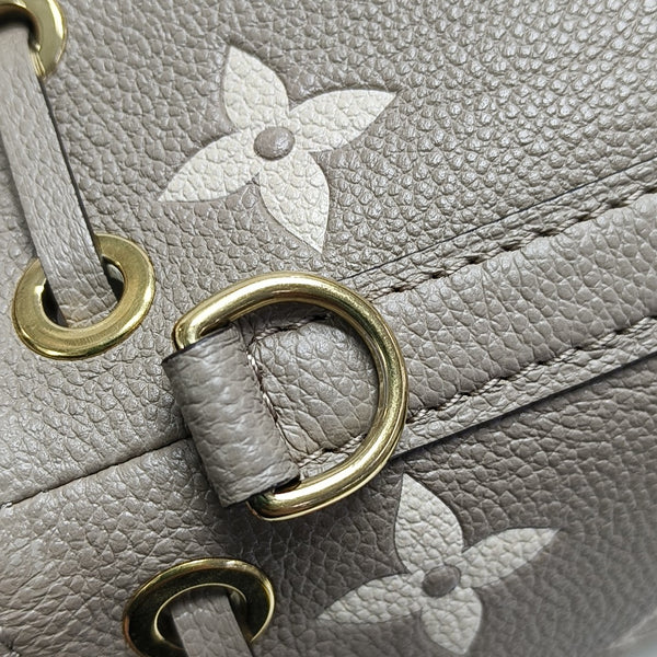 NOÉ Nano Monogram Calfskin Gray