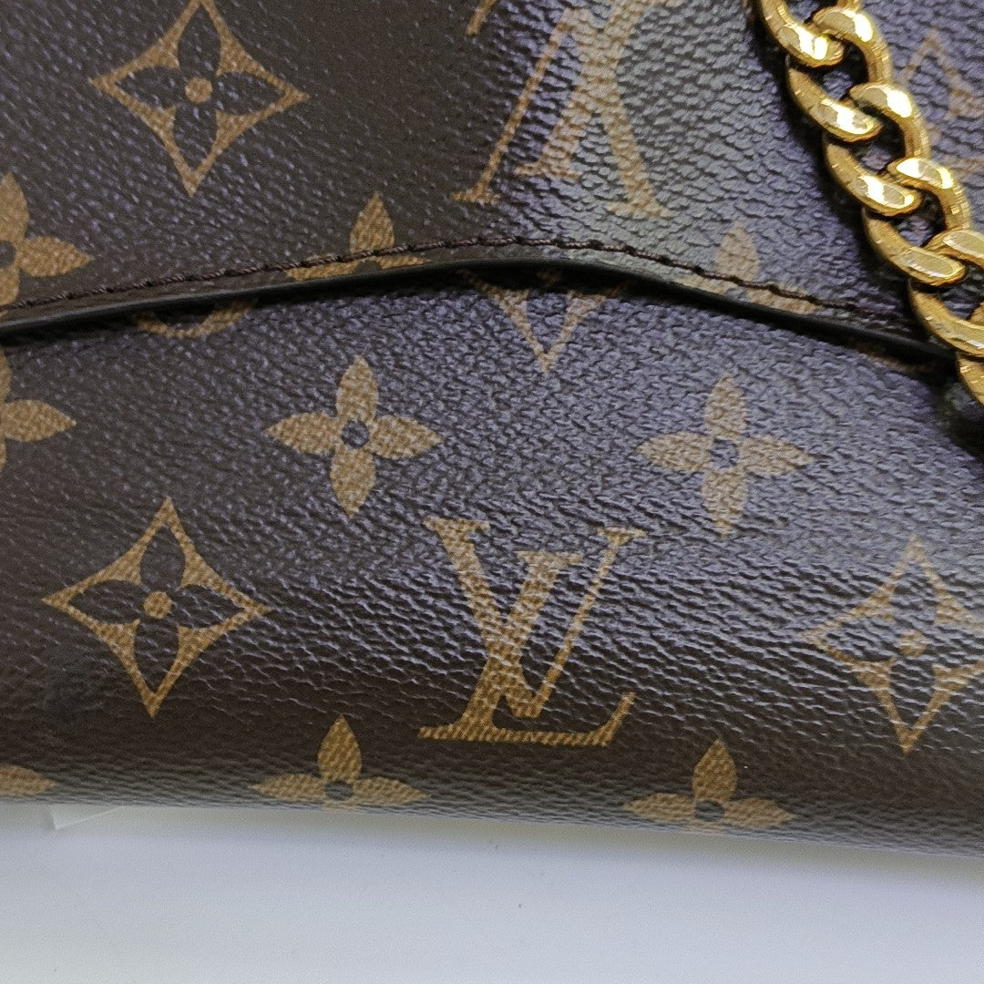 PASSY Monogram Coated Canvas Brown