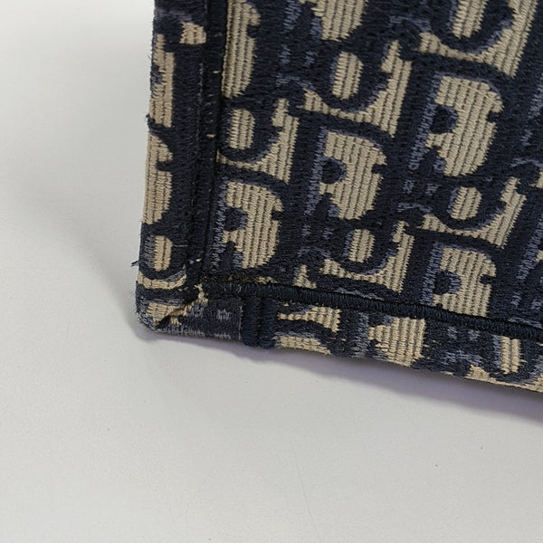 Book Tote Medium Oblique Canvas Blue