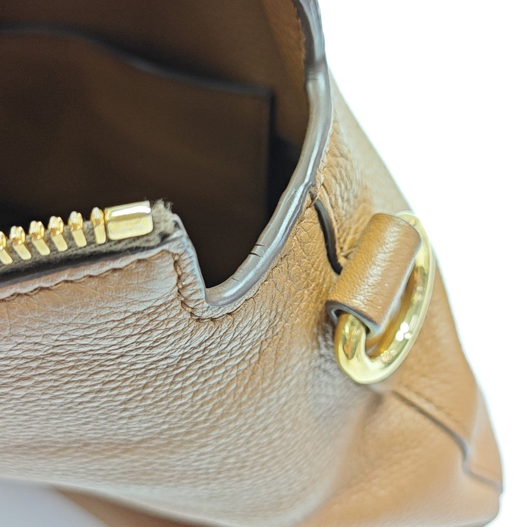 Calfskin Tote Bag Brown