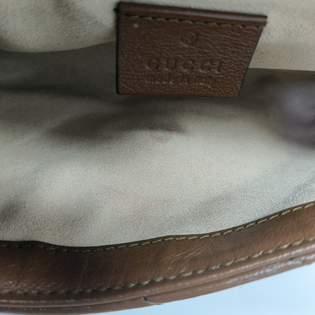 GG Marmont Mini Quilted Calfskin Brown