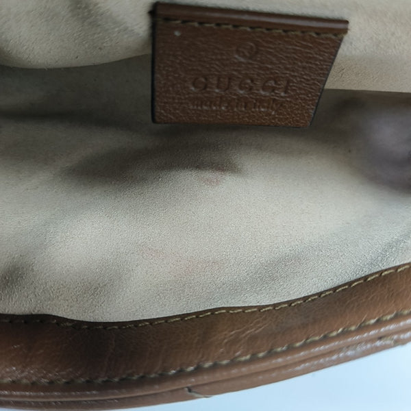 GG Marmont Mini Quilted Calfskin Brown
