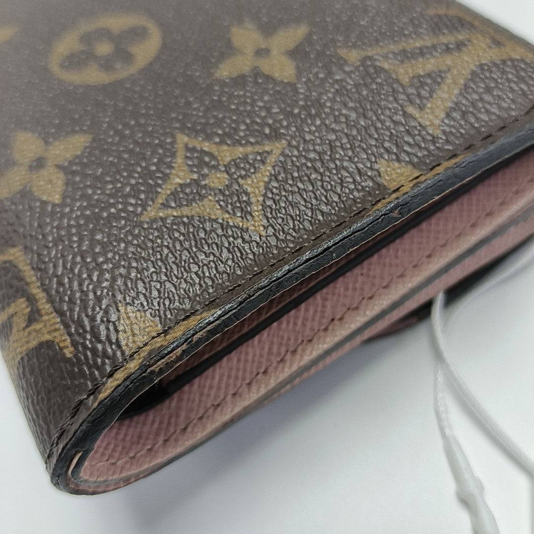 ARIANE Monogram Coated Canvas Brown Wallet