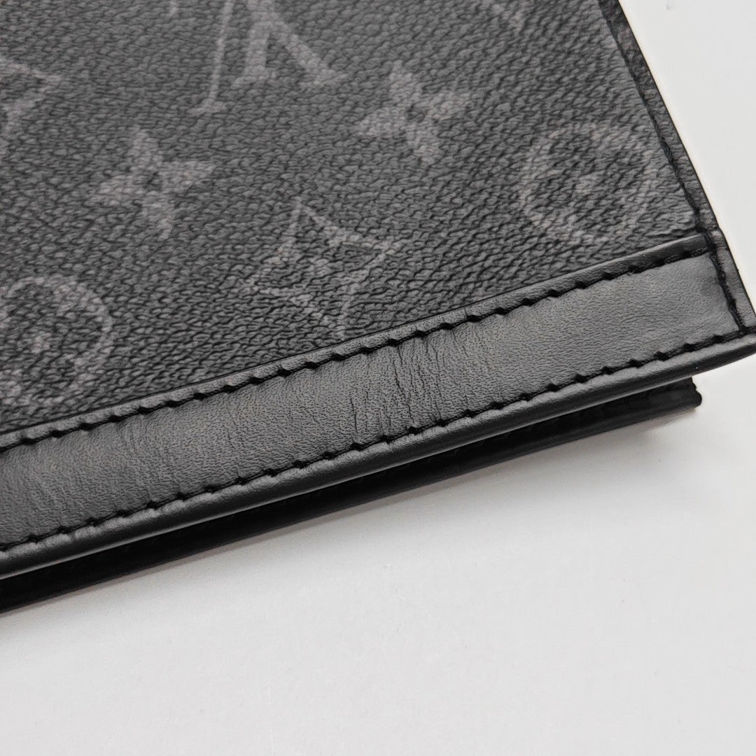 Pochette Voyag MM Monogram Coated Canvas Black