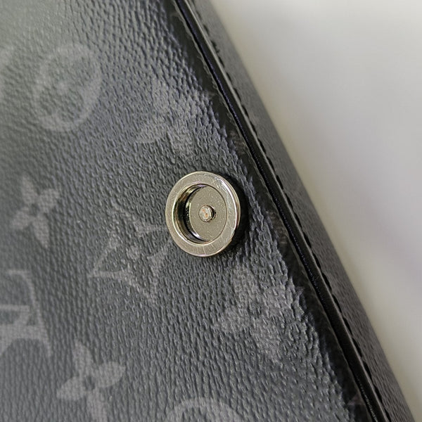 MONTSOURIS Mini Monogram Coated Canvas Black