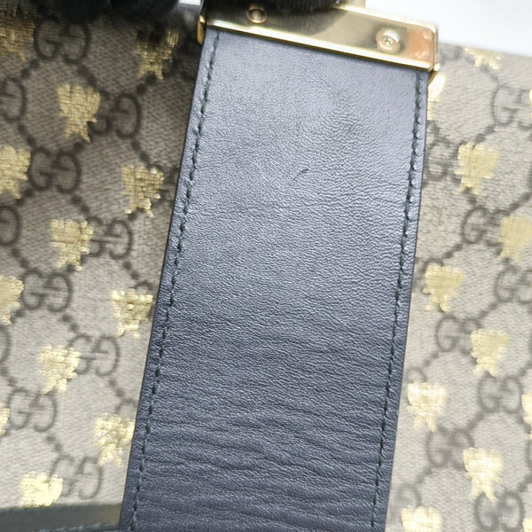 Padlock Medium Monogram Coated Canvas Brown
