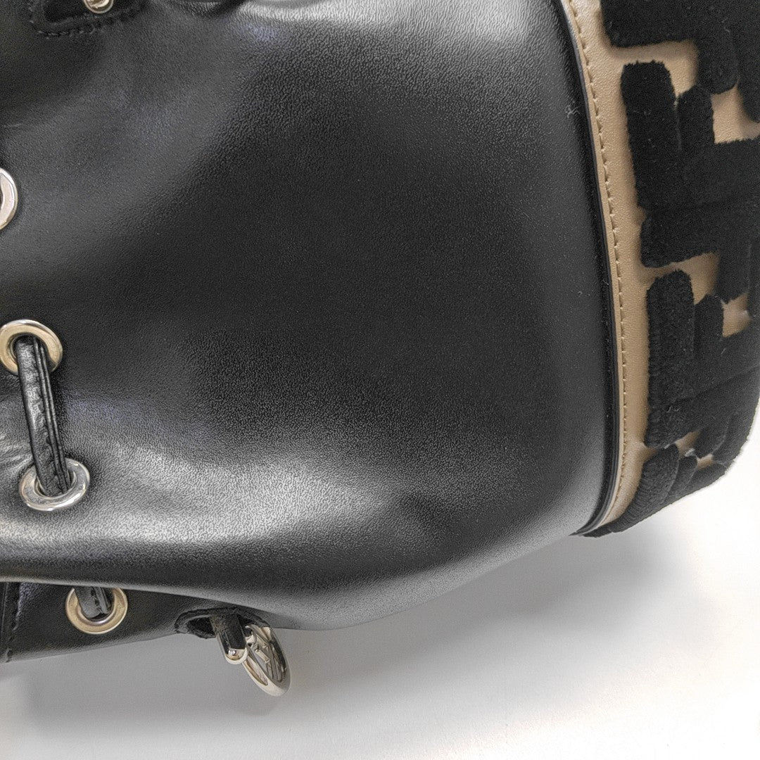 Mon Tresor Mini Calfskin Black