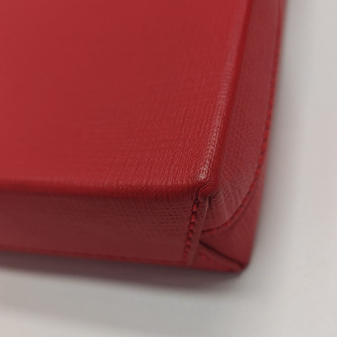 Shopping Bag Calfskin Red