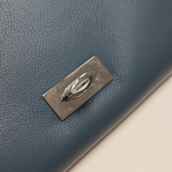 Calfskin Clutch Blue