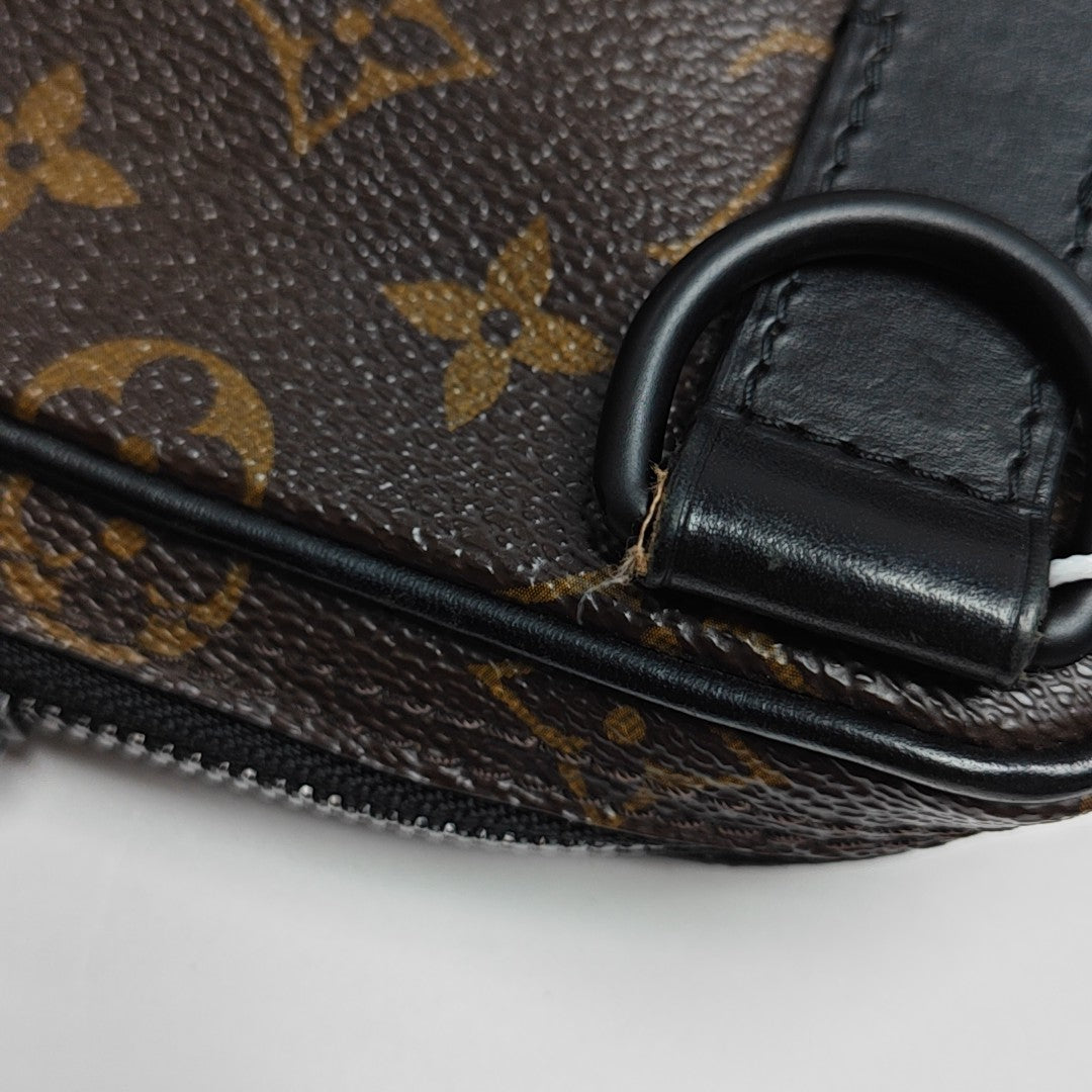 TROUSSE TOILETTE Monogram Coated Canvas Brown