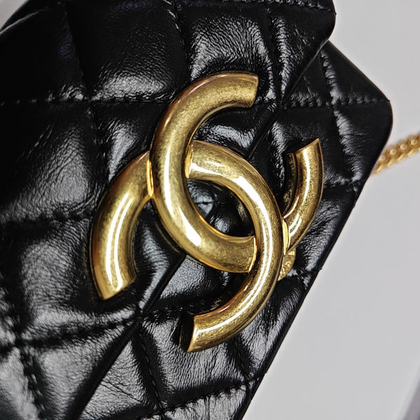 Quilted Lambskin Small Black