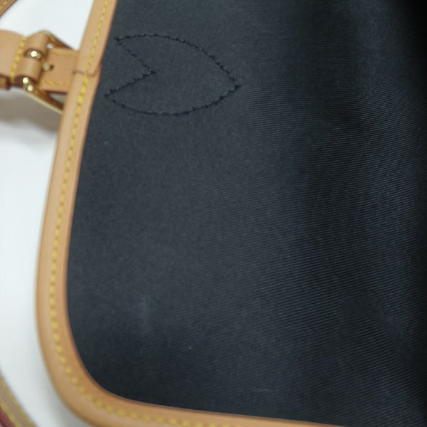 DIANE Monogram Coated Canvas Brown