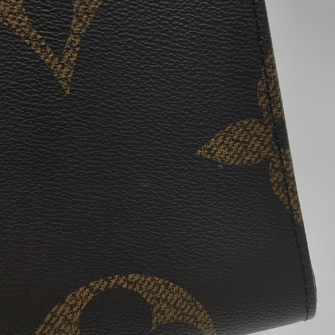 ONTHEGO GM Monogram Coated Canvas Brown