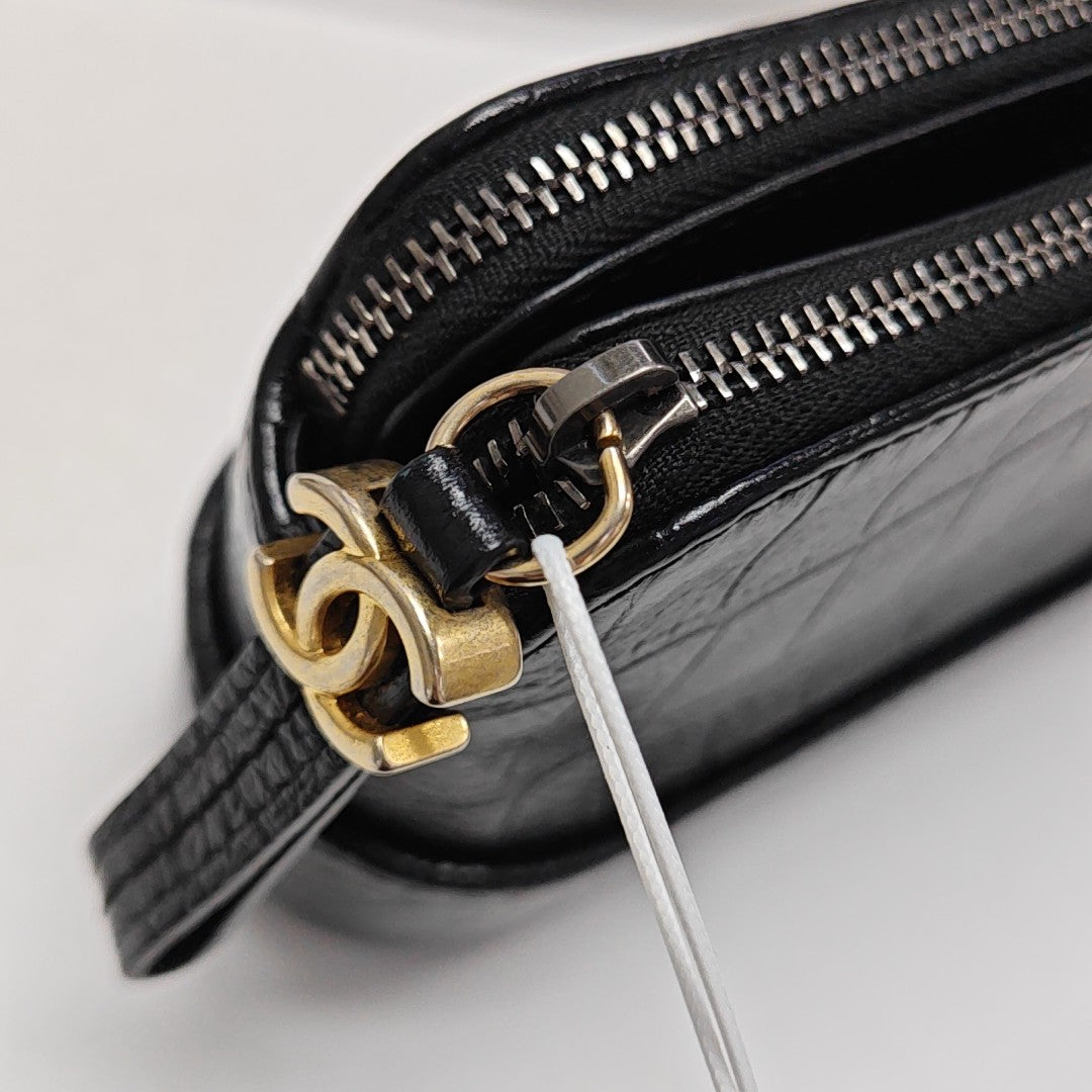 GABRIELLE Super Mini Calfskin Black