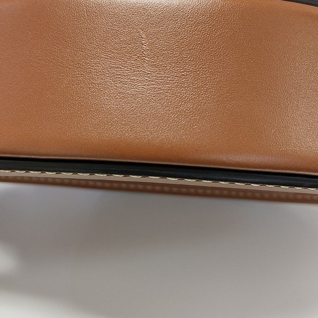 TRIOMPHE Small Calfskin Brown
