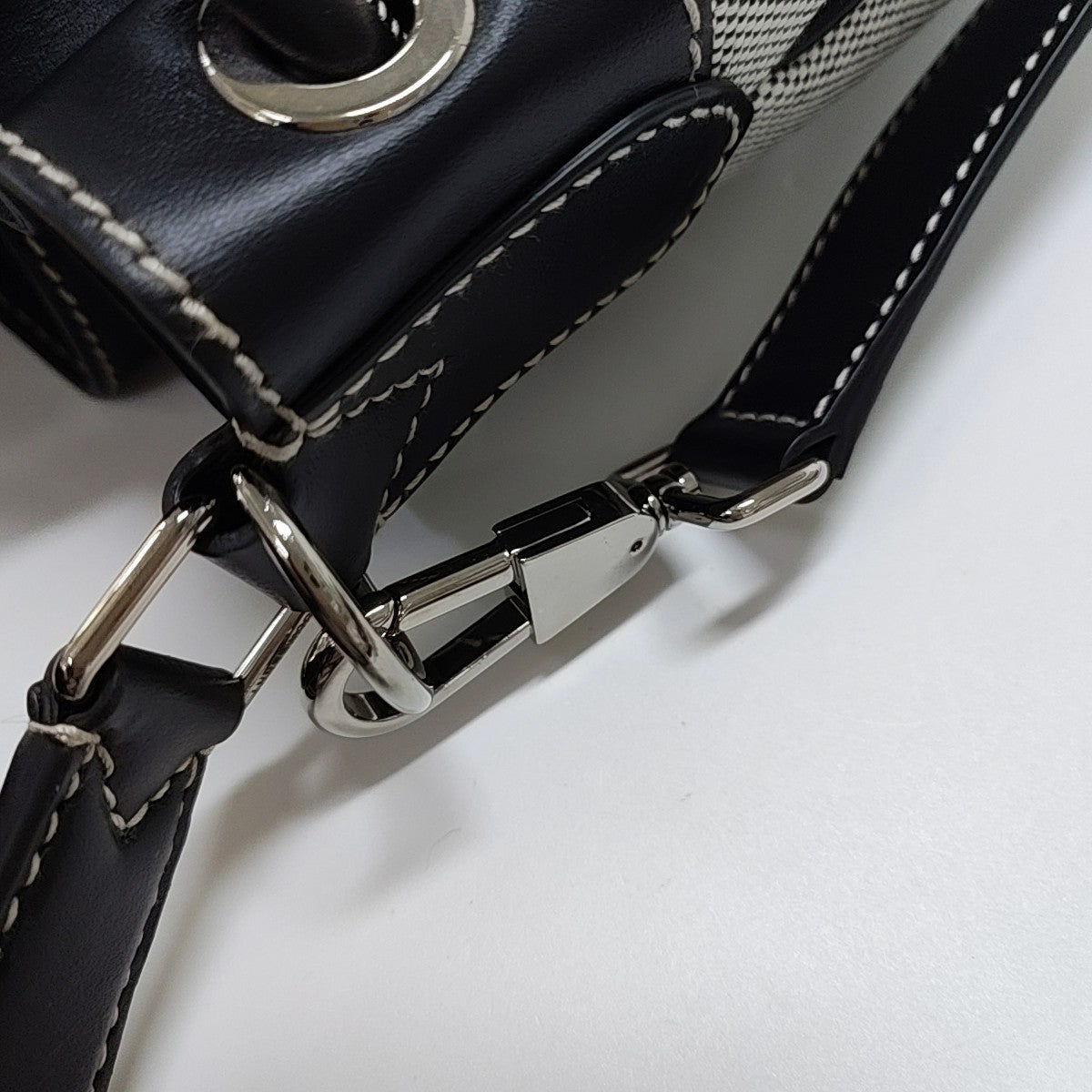 Canvas Bucket Bag Gray