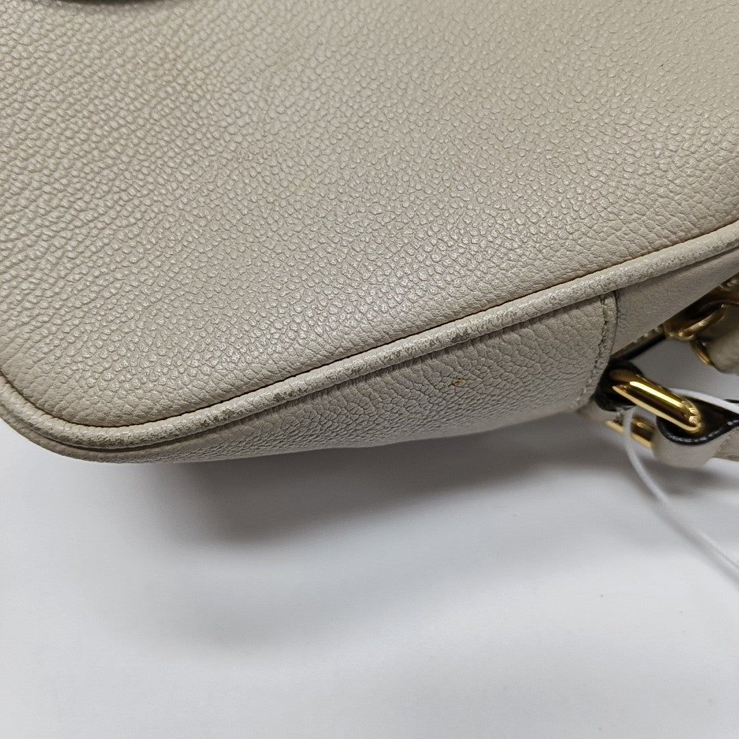 Buckle Calfskin Beige