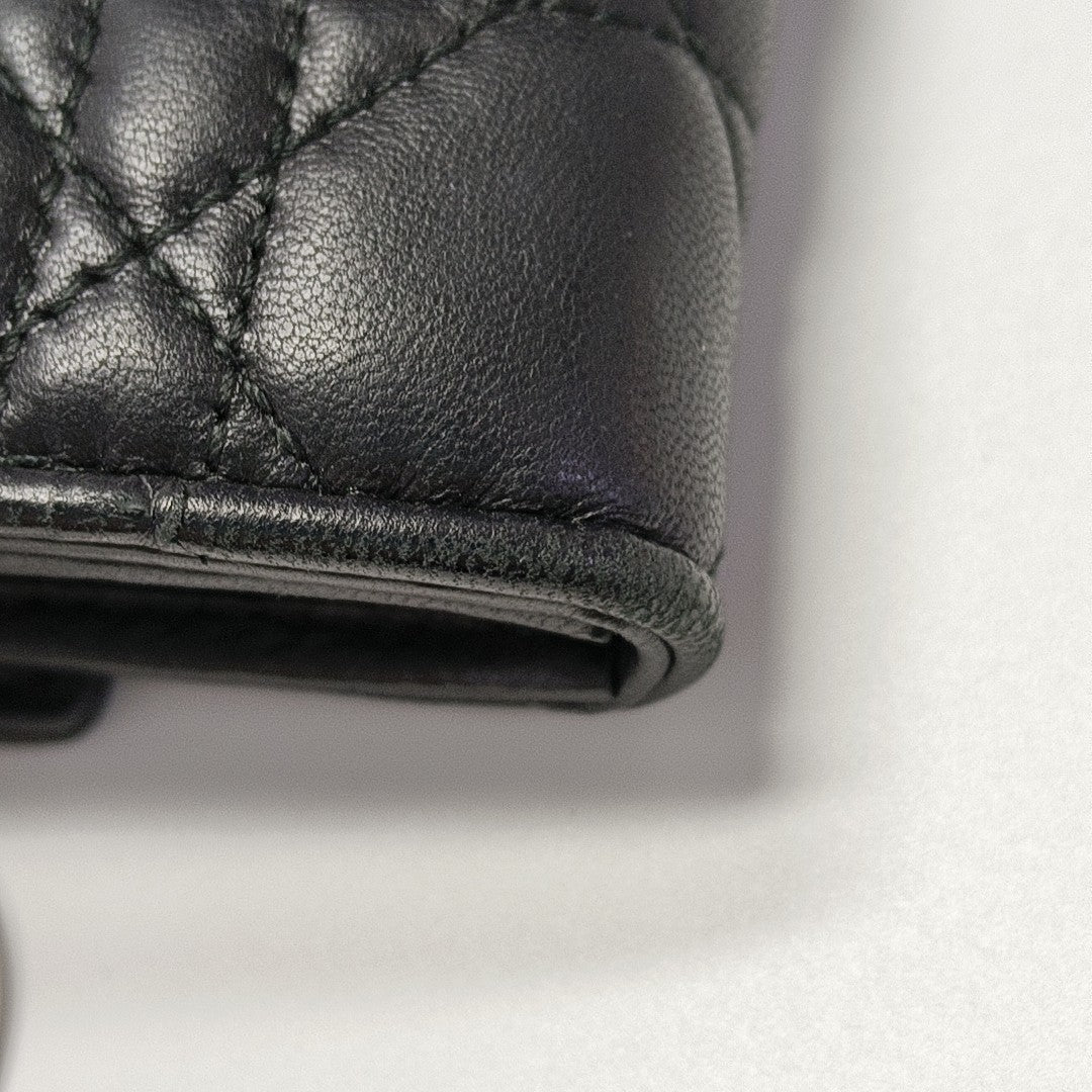 Lady Dior Small Cannage Lambskin Black