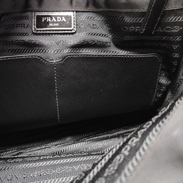 Nylon Shoulder Bag Black