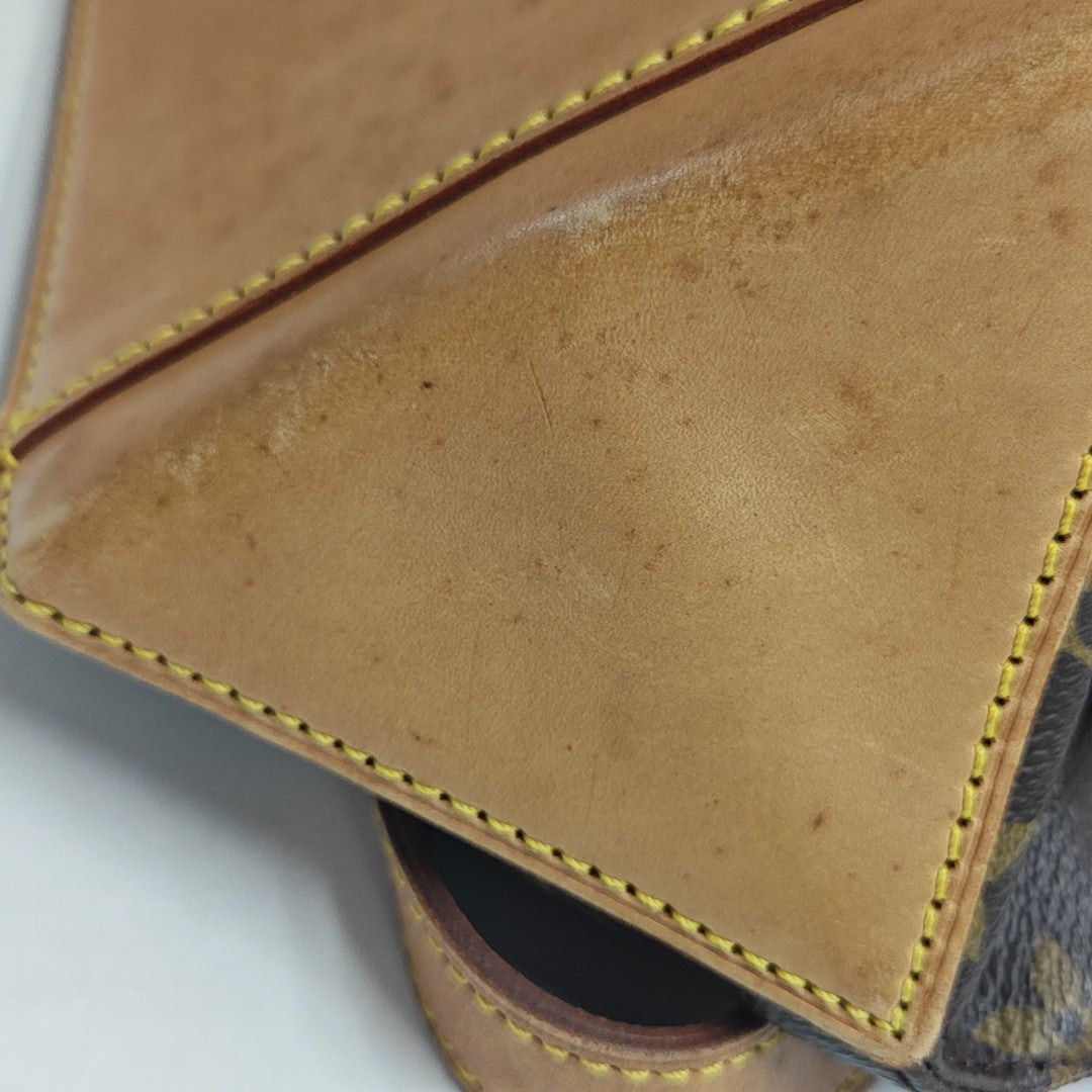 PIANO PM Monogram Coated Canvas Brown