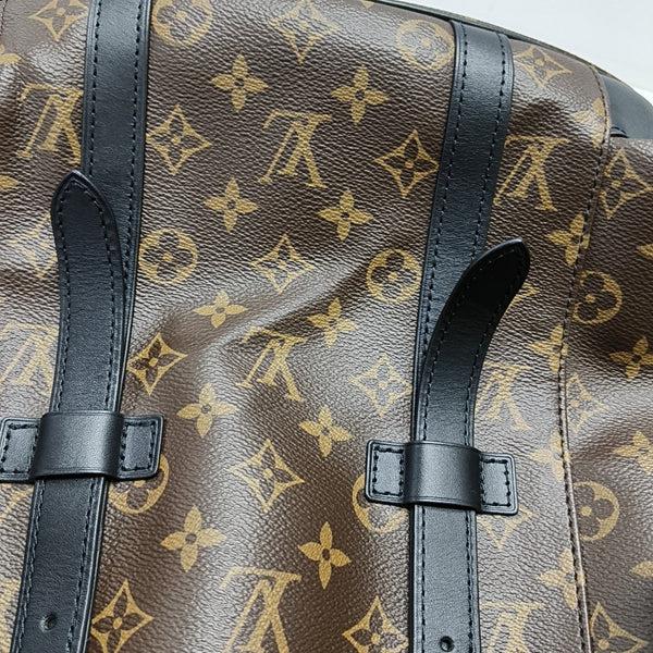 CHRISTOPHER PM Monogram Coated Canvas Brown