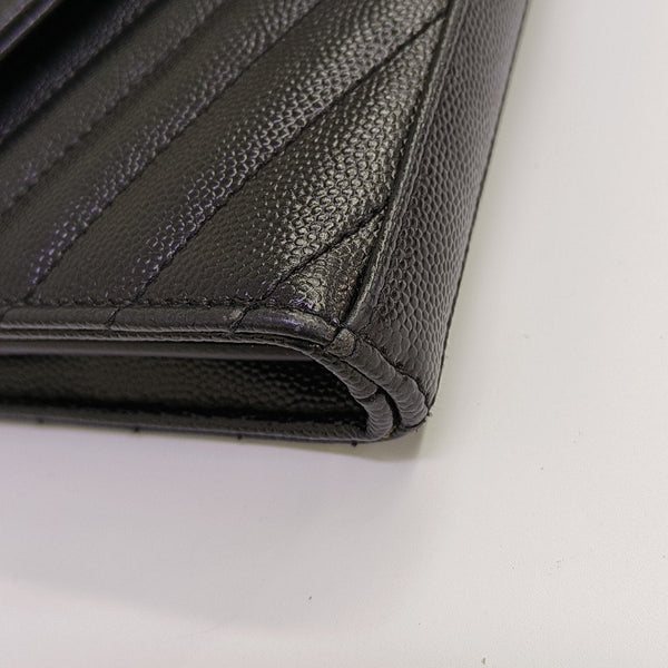 MONOGRAM Medium Chevron Calfskin Black