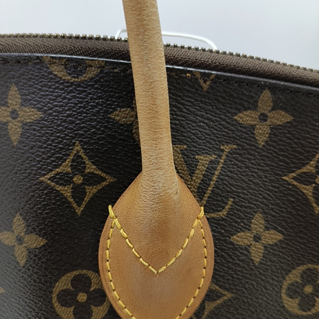 LOCKIT MM Monogram Coated Canvas Brown