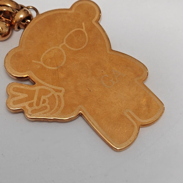 Metal Bag Charm Rose Gold