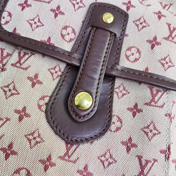 MARY KATE Monogram Canvas Red