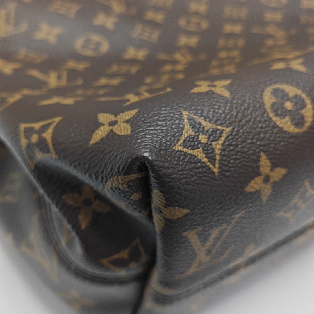 GRACEFUL MM Monogram Coated Canvas Brown