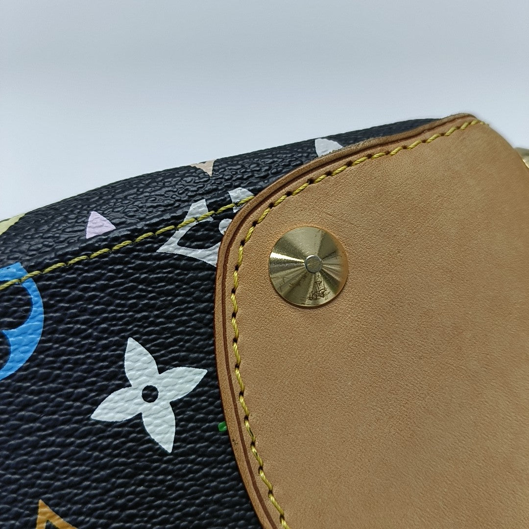 JUDY PM Monogram Coated Canvas Black
