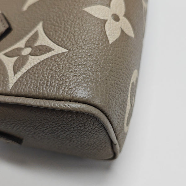 SPEEDY Nano Monogram Calfskin Gray