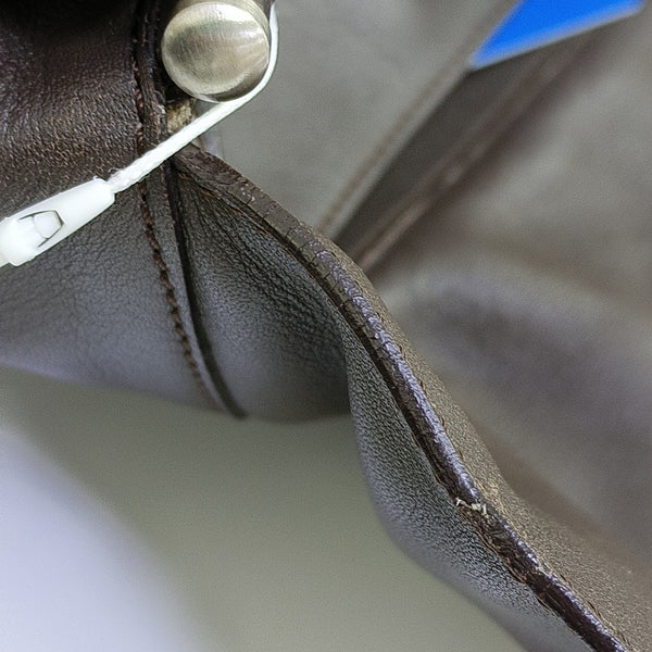 Lambskin Shoulder Bag Brown