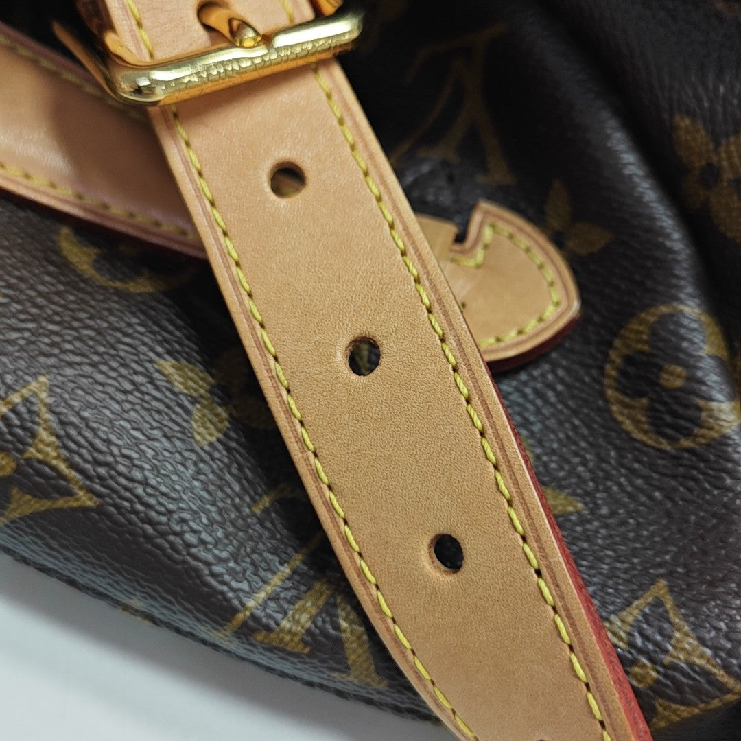 BUMBAG Monogram Coated Canvas Brown
