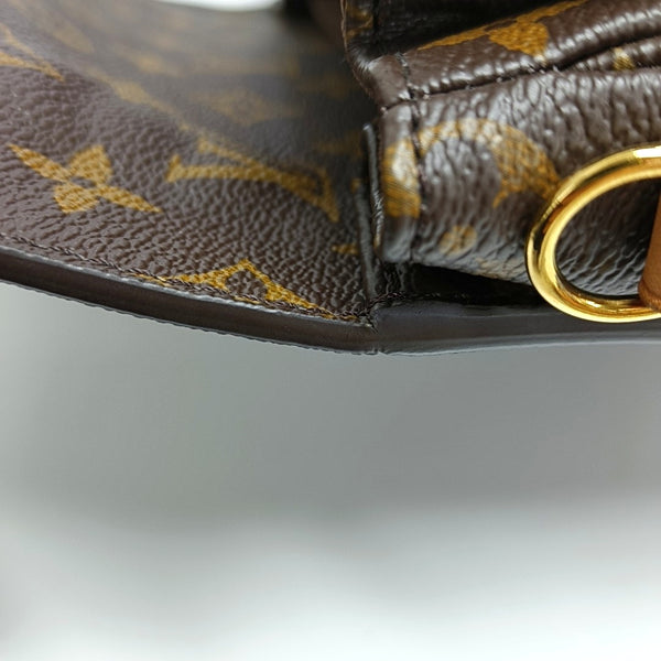 MÉTIS MM Monogram Coated Canvas Brown