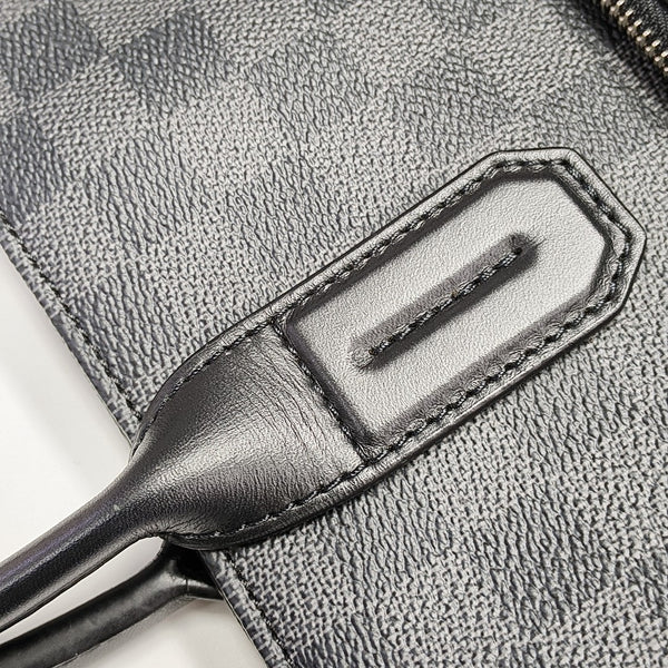 7 DAYS A WEEK Damier Graphite Coated Canvas Gray