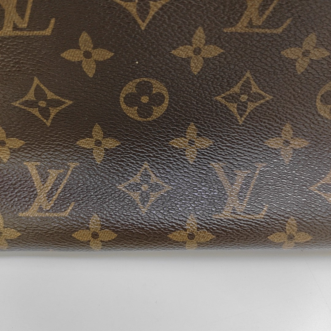 SURENE BB Monogram Coated Canvas Brown